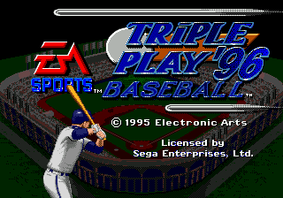 Заставка игры Triple Play 96